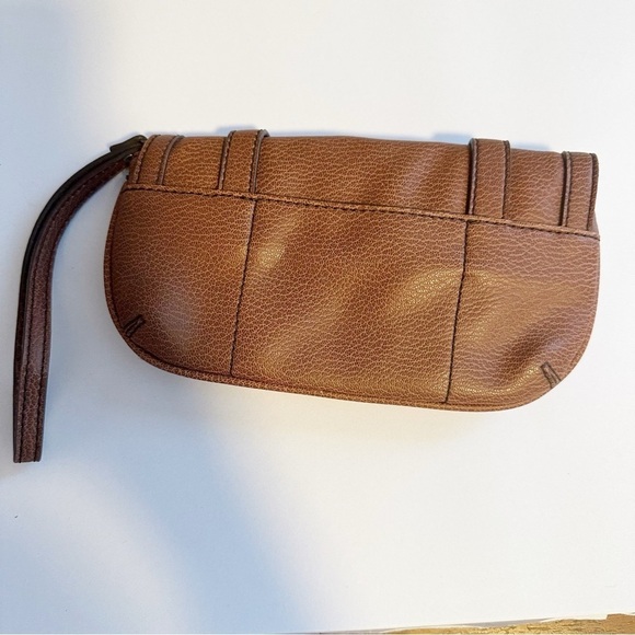 Vintage Anne Taylor LOFT clutch faux leather wallet wristlet. - Picture 3 of 6
